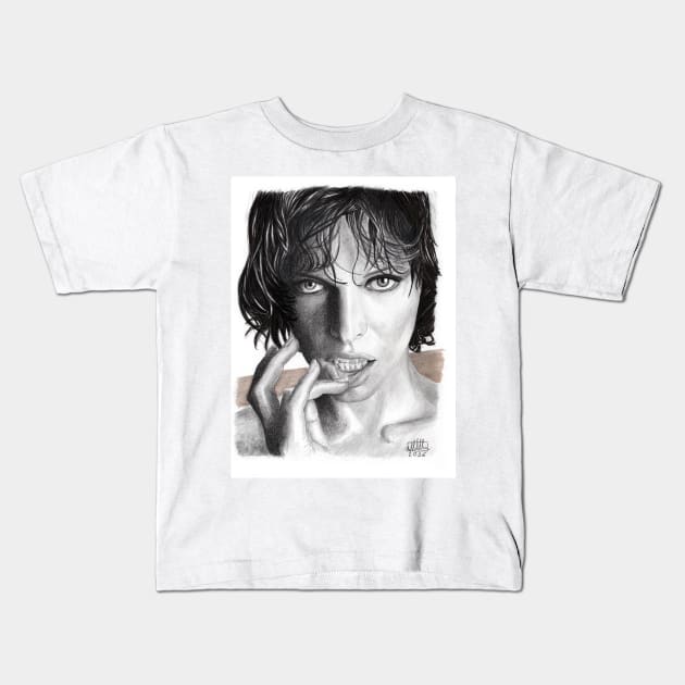 Milla Jovovich - look into my eyes Kids T-Shirt by micheleamadesi